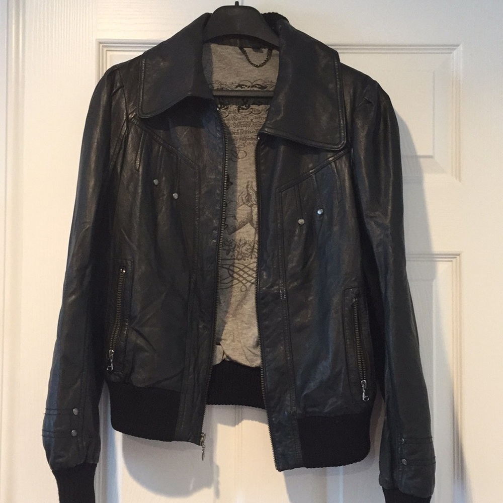 Guess leather jacket